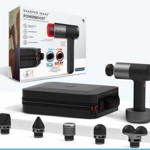 NIB Sharper Image Powe Boost Pro Percussion Massager ORG $185